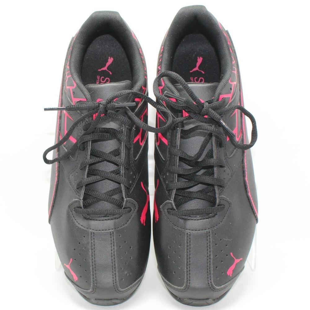 Puma Tazon 6 Fracture Womens Sneakers Black Pink 193611-01 Size 11 - Picture 6 of 8